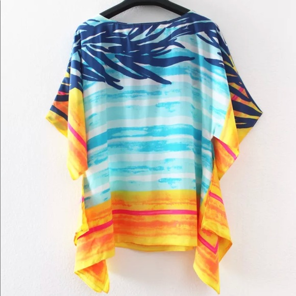 New Lilly Pulitzer Caftan Silk Top - Picture 6 of 6